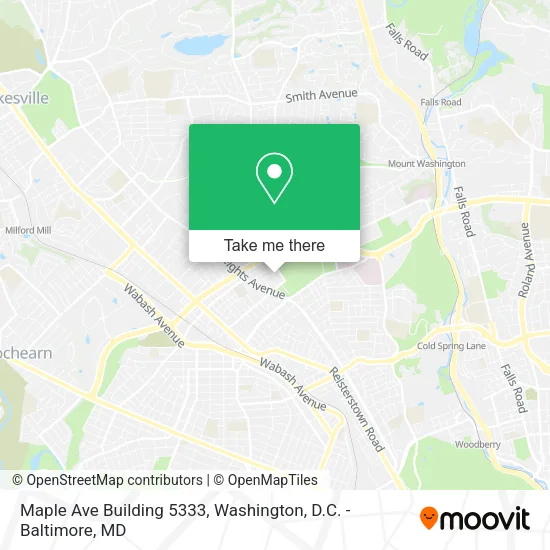 Mapa de Maple Ave Building 5333