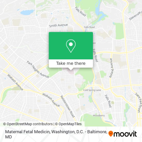 Maternal Fetal Medicin map