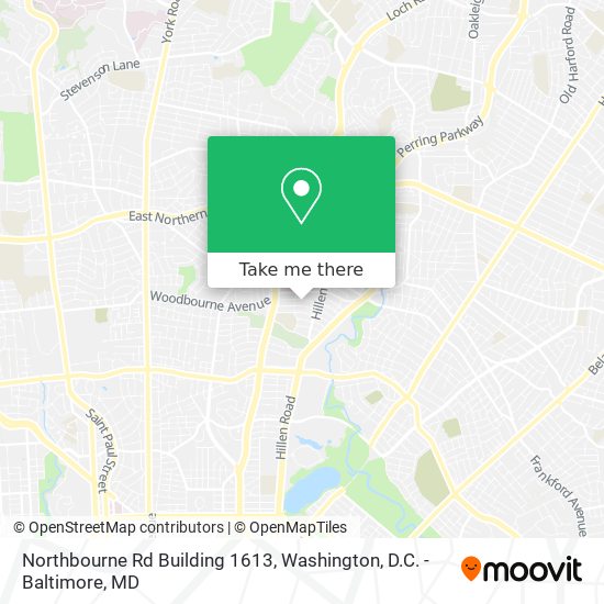 Northbourne Rd Building 1613 map