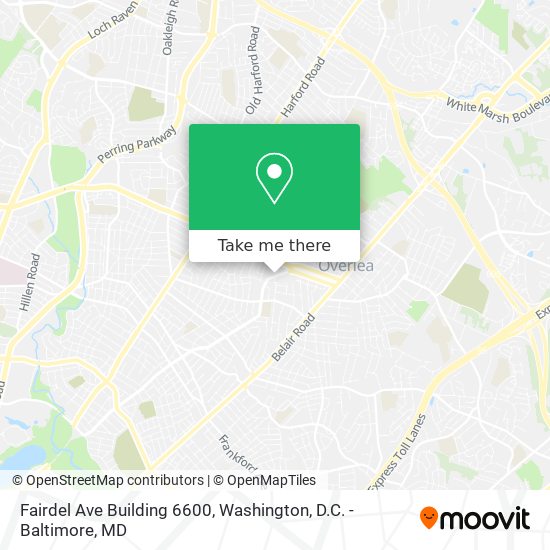 Fairdel Ave Building 6600 map