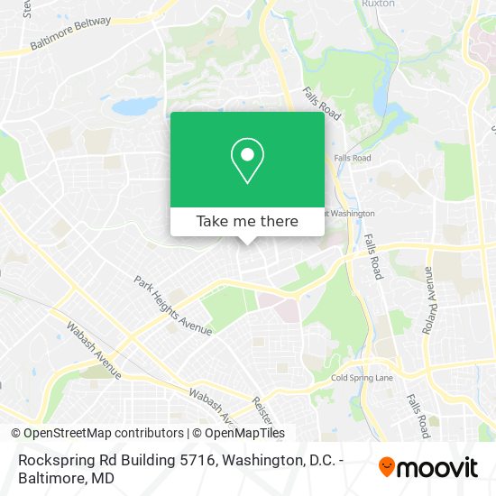 Mapa de Rockspring Rd Building 5716