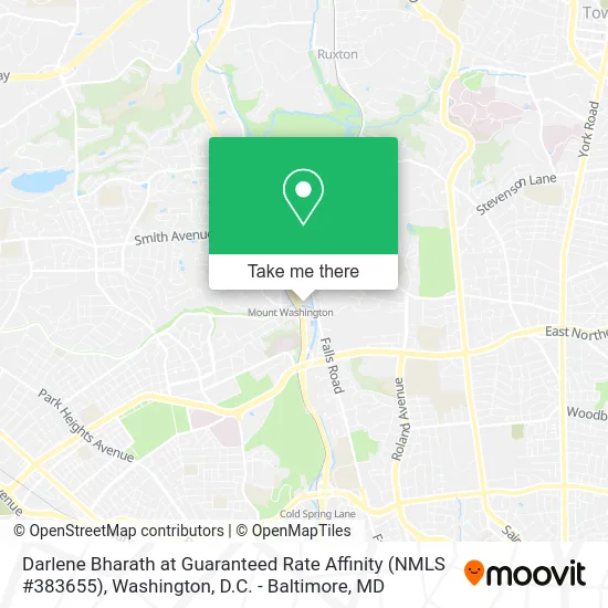 Darlene Bharath at Guaranteed Rate Affinity (NMLS #383655) map