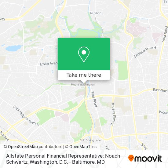 Mapa de Allstate Personal Financial Representative: Noach Schwartz