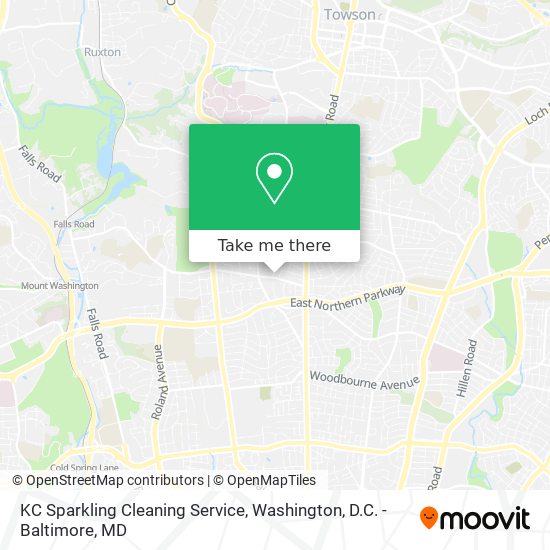 Mapa de KC Sparkling Cleaning Service