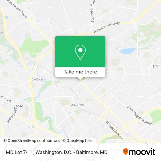 MD Lot 7-11 map