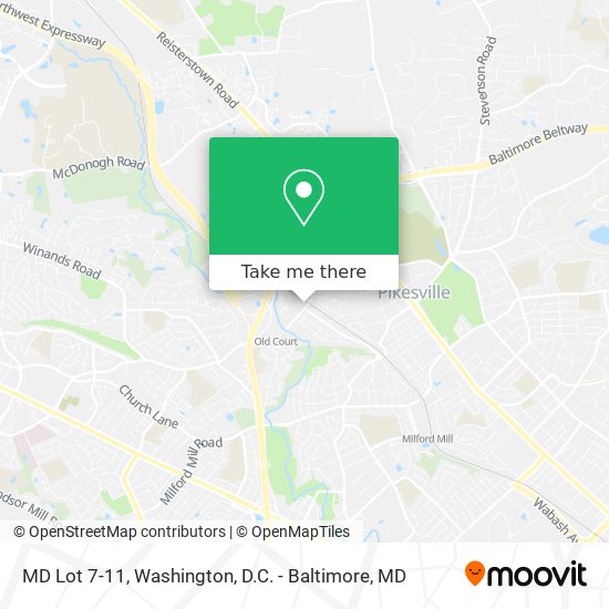 MD Lot 7-11 map