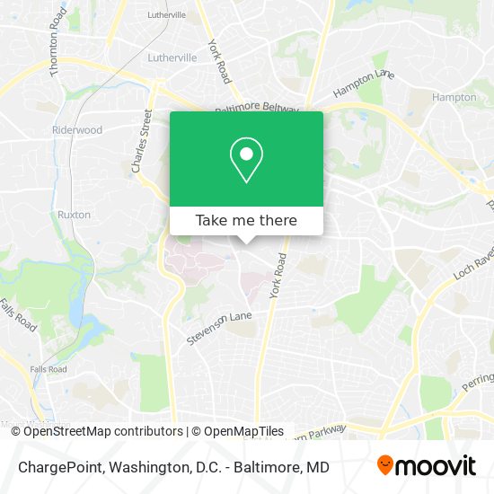 ChargePoint map