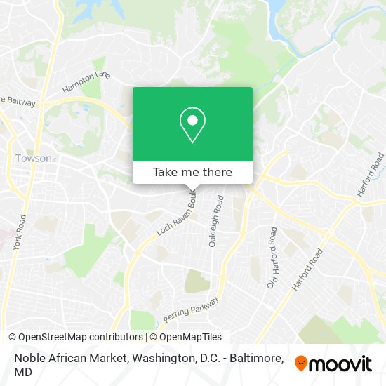 Noble African Market map
