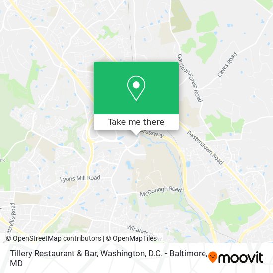 Mapa de Tillery Restaurant & Bar