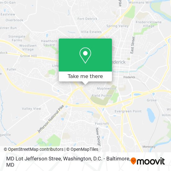 MD Lot Jefferson Stree map