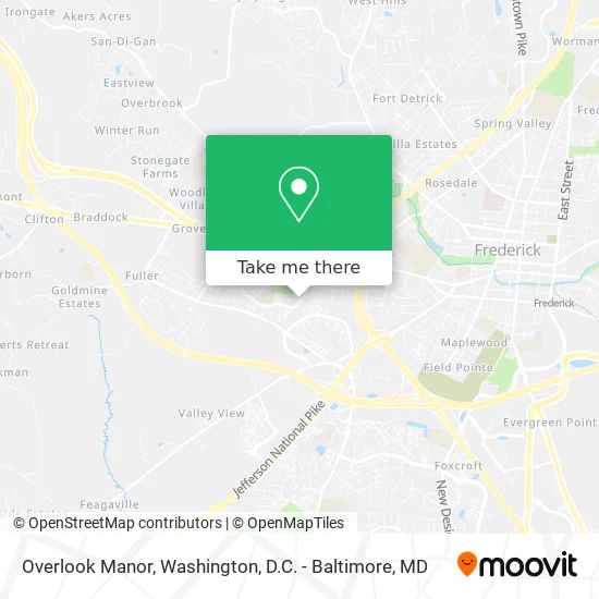 Overlook Manor map