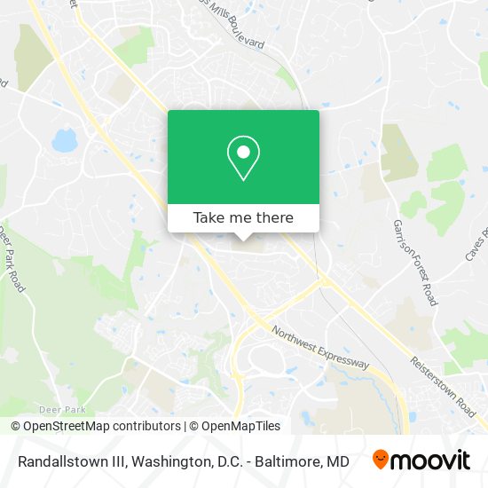 Mapa de Randallstown III
