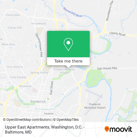 Upper East Apartments map