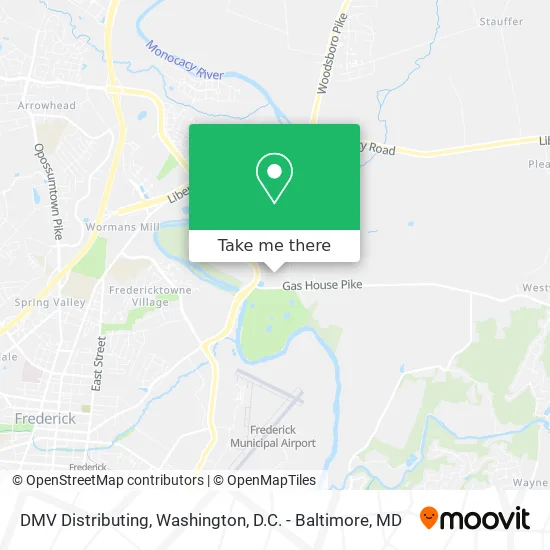 DMV Distributing map