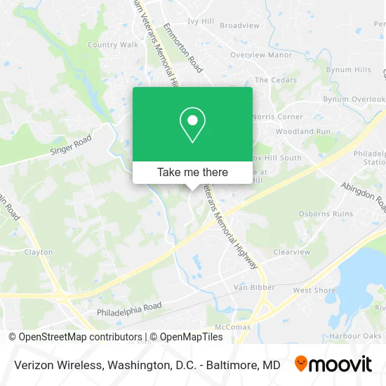 Verizon Wireless map