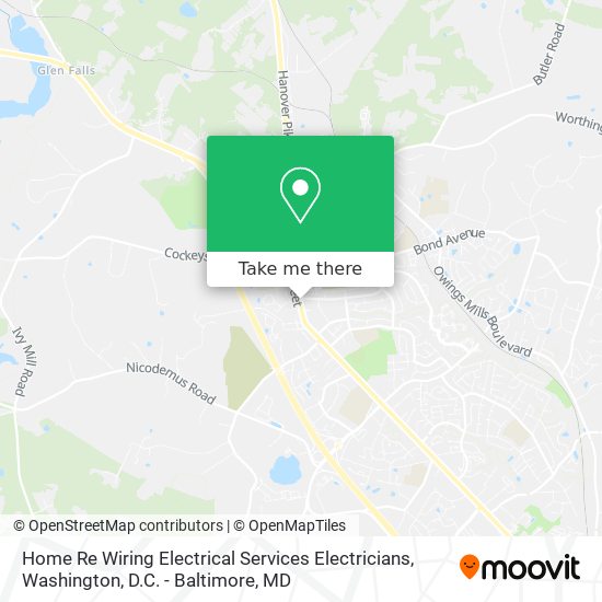 Home Re Wiring Electrical Services Electricians map