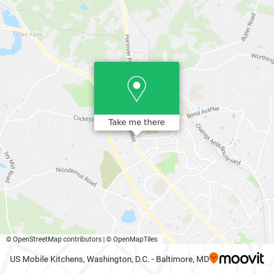 US Mobile Kitchens map
