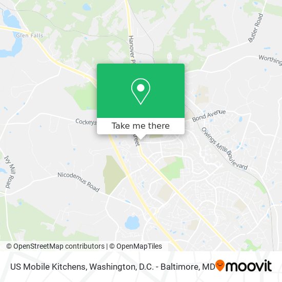 Mapa de US Mobile Kitchens