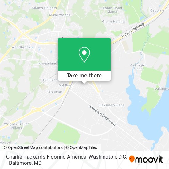 Charlie Packards Flooring America map