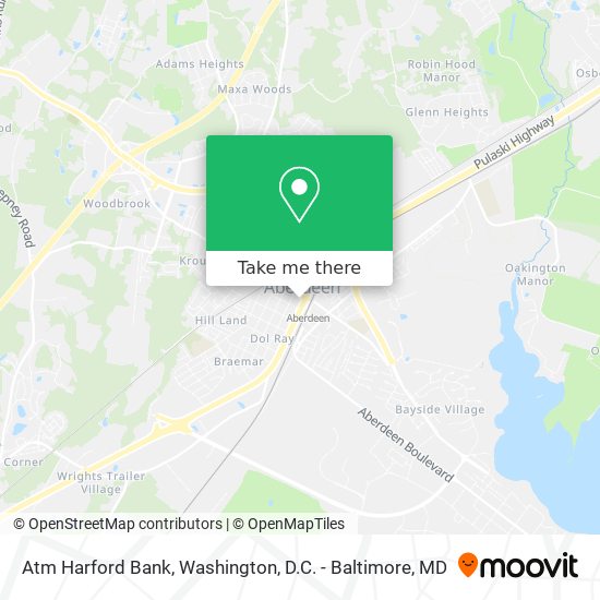 Atm Harford Bank map