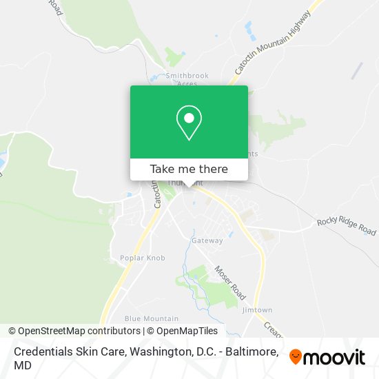 Credentials Skin Care map