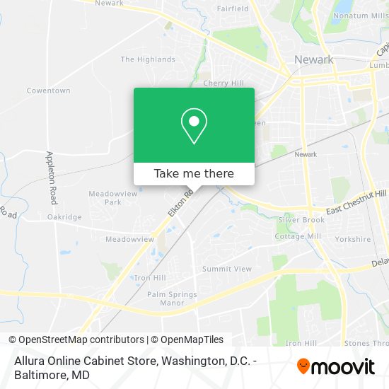 Mapa de Allura Online Cabinet Store
