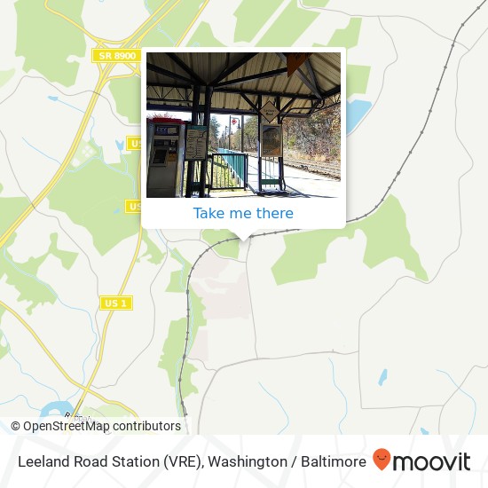 Mapa de Leeland Road Station (VRE)