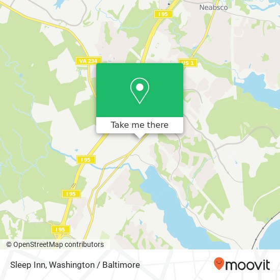 Mapa de Sleep Inn