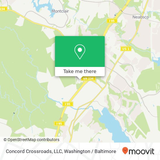 Mapa de Concord Crossroads, LLC