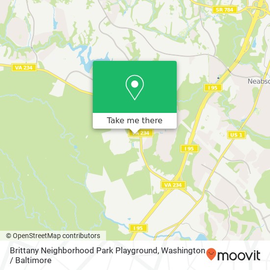 Mapa de Brittany Neighborhood Park Playground