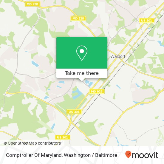 Mapa de Comptroller Of Maryland