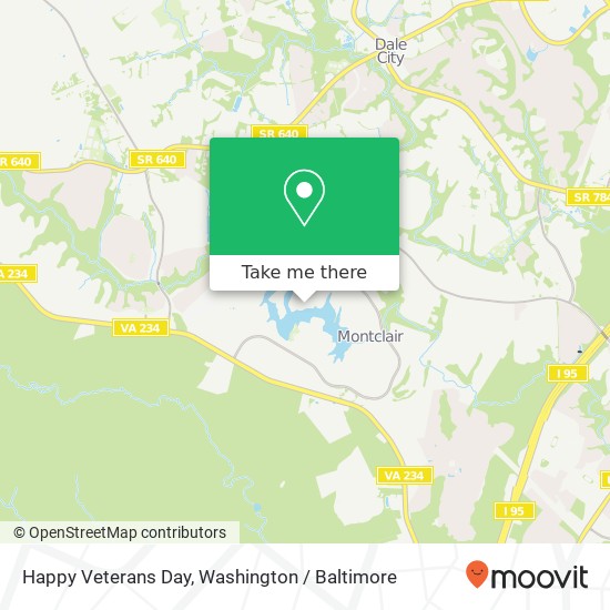 Happy Veterans Day map