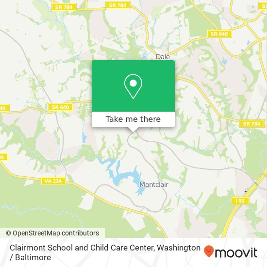 Mapa de Clairmont School and Child Care Center