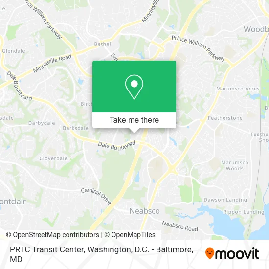 Mapa de PRTC Transit Center