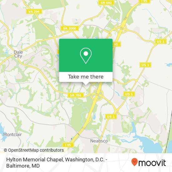 Mapa de Hylton Memorial Chapel