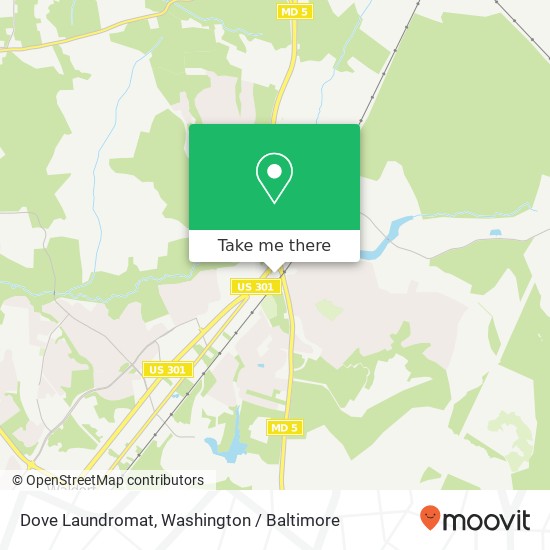 Mapa de Dove Laundromat