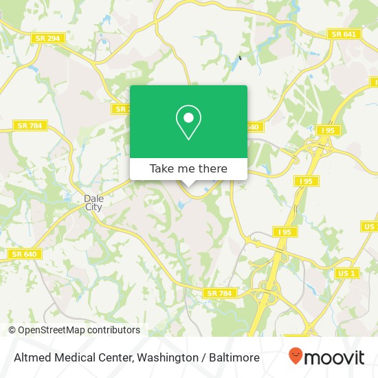 Mapa de Altmed Medical Center