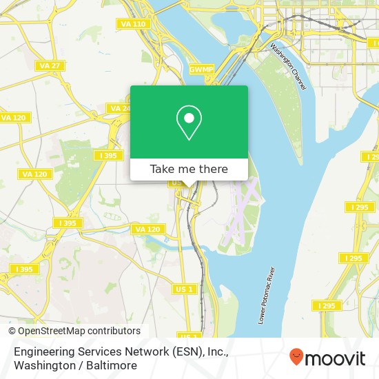 Mapa de Engineering Services Network (ESN), Inc.