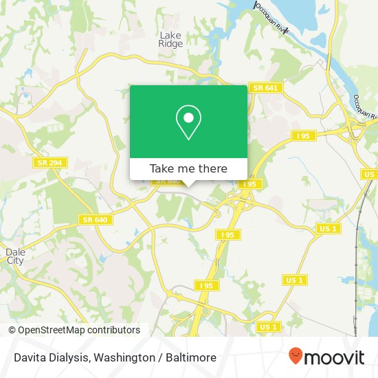 Mapa de Davita Dialysis