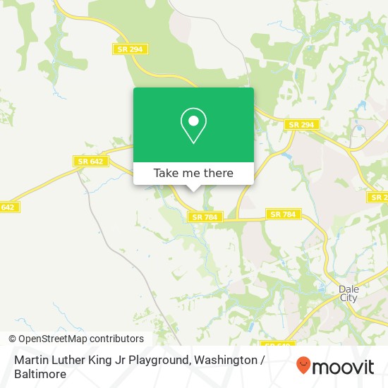 Mapa de Martin Luther King Jr Playground