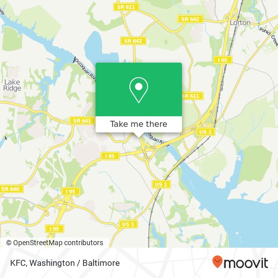 KFC map