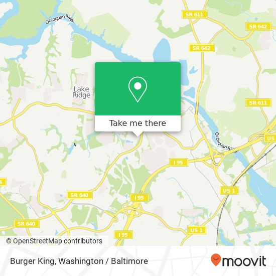 Burger King map