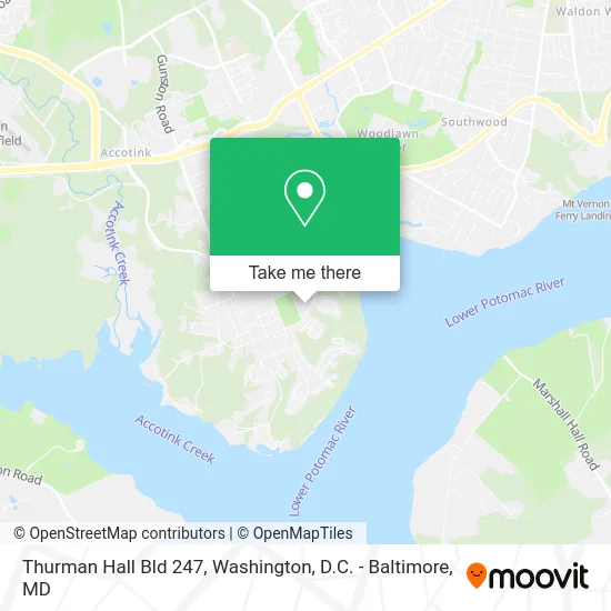 Thurman Hall Bld 247 map