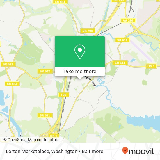 Lorton Marketplace map