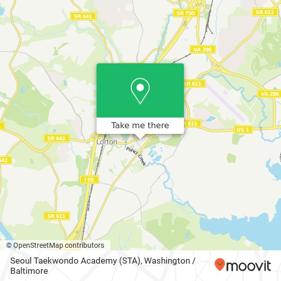 Mapa de Seoul Taekwondo Academy (STA)