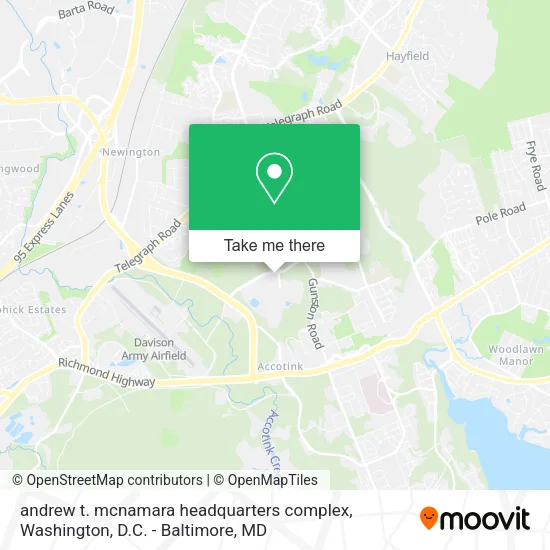 andrew t. mcnamara headquarters complex map