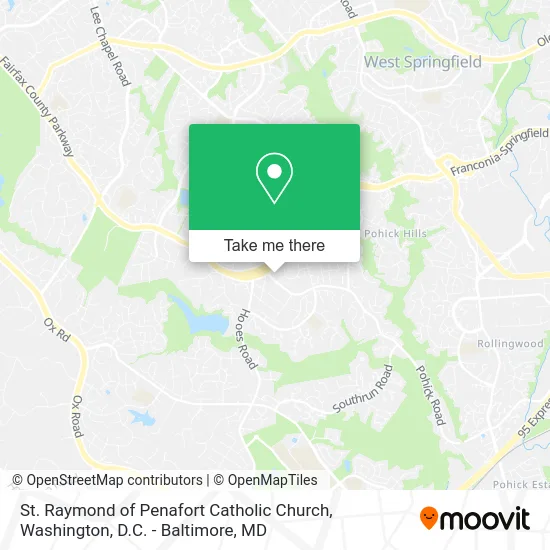 St. Raymond of Penafort Catholic Church map