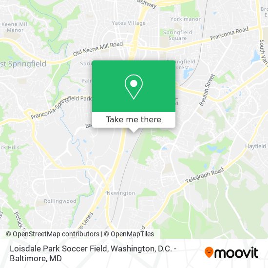 Mapa de Loisdale Park Soccer Field