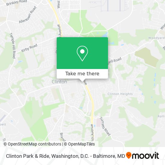 Clinton Park & Ride map