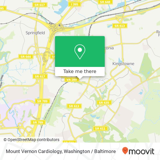 Mapa de Mount Vernon Cardiology